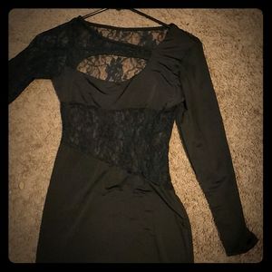 SEXY BLACK/LACE DRESS